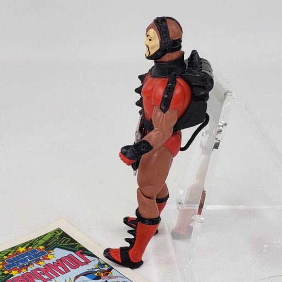 Vintage 1984 Kenner Super Powers STEPPENWOLF Action Figure Complete with Comic - Picture 6 of 9